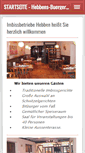 Mobile Screenshot of hebbens-buergerstube.de